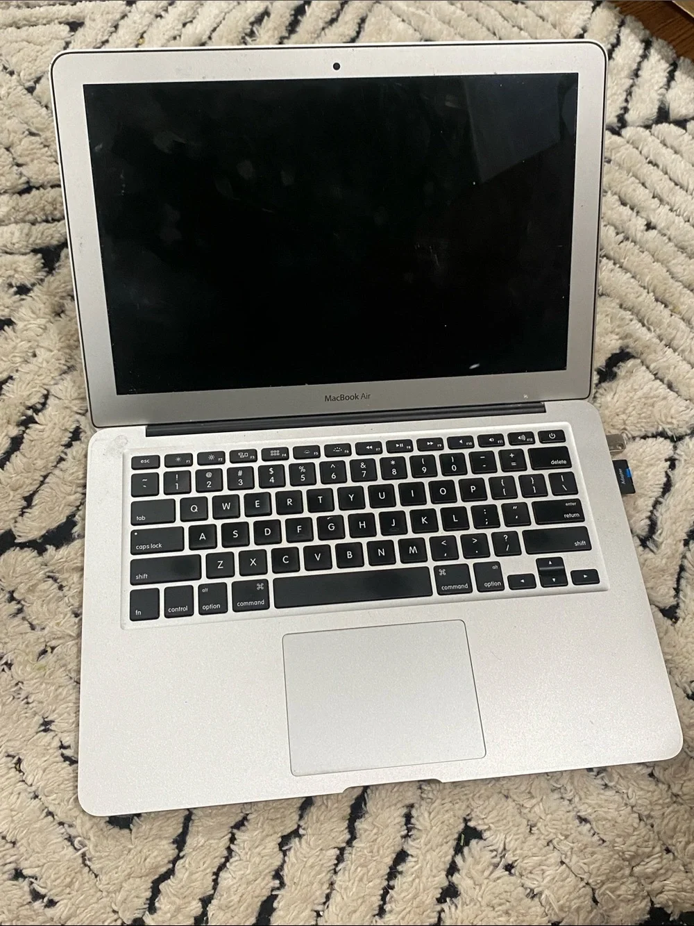 Apple MacBook Air Silver with Black Keyboard